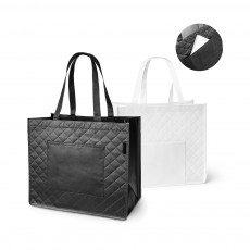 Sacola em non-woven laminado (110 g/m²) com bolso frontal Personalizada