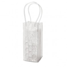 Sacola refrigeradora para 1 garrafa em PVC Personalizada