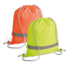 Saco tipo mochila em 210D com elementos refletores Personalizado