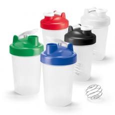 Shaker em HDPE com tampa flip top em PP 550 mL Personalizado