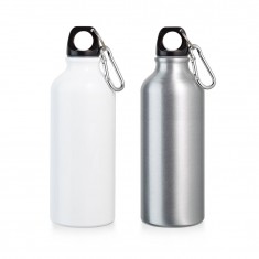 Squeeze em alumínio para sublimação com mosquetão 500 mL Personalizado
