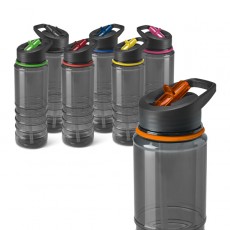 Squeeze em AS e tampa em PP, com bico de canudo flip 650 mL Personalizado