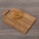 Tábua de Bambu com Canaleta com Logo Tábua de Bambu com Canaleta com Logo