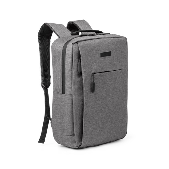 Mochila para notebook 15'6" em 300D de alta densidade com placa para personalização 15 L Personalizada