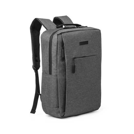 Mochila para notebook 15'6" em 300D de alta densidade com placa para personalização 15 L Personalizada