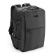 Mochila de viagem em poliéster reciclado 600D de alta densidade, com bolso para notebook 17'3" e placa para gravação 29 L Personalizada