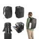 Mochila de viagem em poliéster reciclado 600D de alta densidade, com bolso para notebook 17'3" e placa para gravação 29 L Personalizada