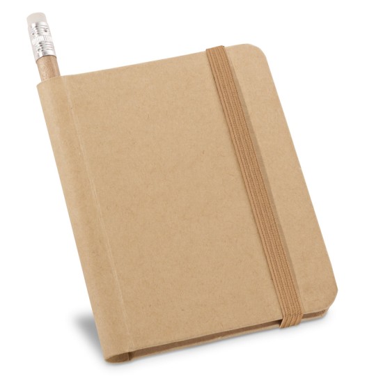 Caderno A7 de capa rígida em papel com 140 páginas lisas Personalizado