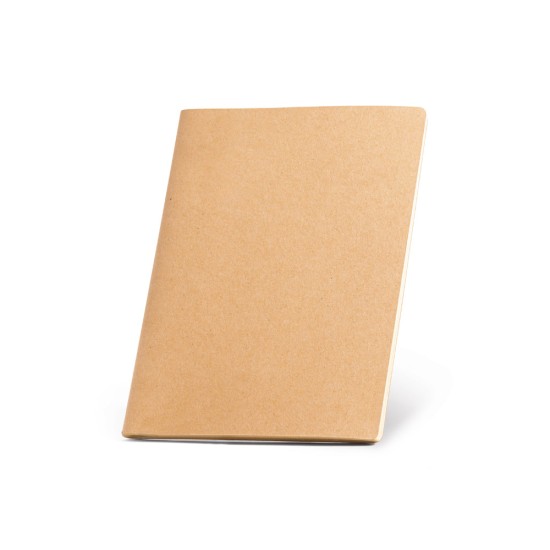 Caderno A4 de capa flexível em cartão (250 g/m²) com 80 páginas lisas Personalizado