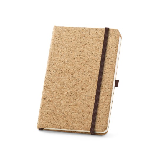Caderno A5 de capa dura em cortiça com 160 páginas lisas Personalizado