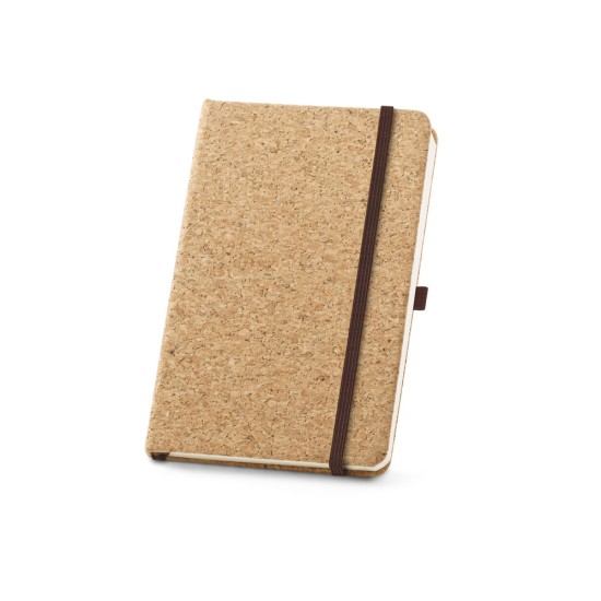 Caderno A5 de capa dura em cortiça com 160 páginas lisas Personalizado