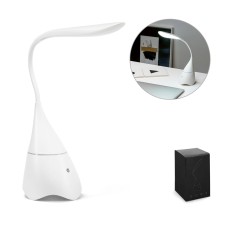 Luminária de mesa com caixa de som em ABS e 18 LEDs de alto brilho Personalizada