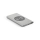 Bateria portátil com carregador wireless em alumínio 100% reciclado e capacidade de 4'000 mAh Personalizada