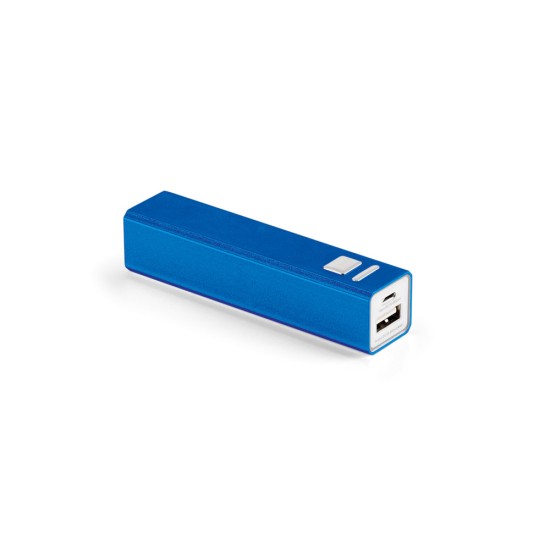 Bateria portátil em alumínio com capacidade de 2'200 mAh Personalizada