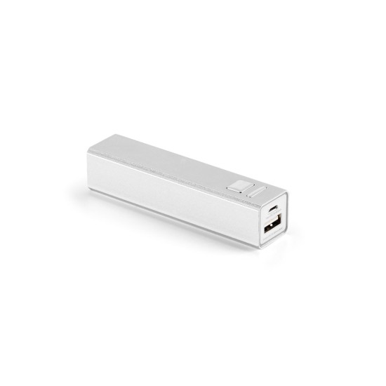Bateria portátil em alumínio com capacidade de 2'200 mAh Personalizada