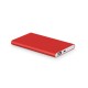 Bateria portátil slim em alumínio com capacidade de 4'000 mAh Personalizada