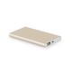 Bateria portátil slim em alumínio com capacidade de 4'000 mAh Personalizada