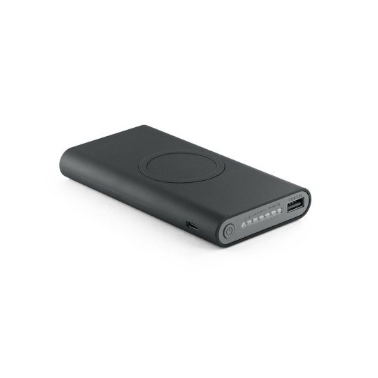 Bateria portátil por indução (wireless) super-rápido em ABS e capacidade de 10 000 mAh Personalizada