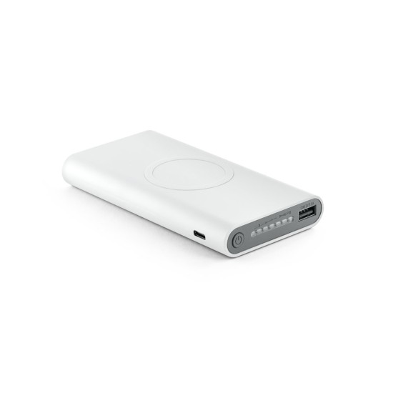 Bateria portátil por indução (wireless) super-rápido em ABS e capacidade de 10 000 mAh Personalizada