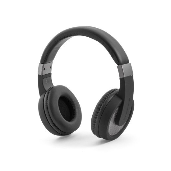 Fones de ouvido wireless em ABS E PU com microfone e autonomia de 12h Personalizada