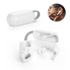 Fones de ouvido wireless em ABS e autonomia de 3h Personalizada