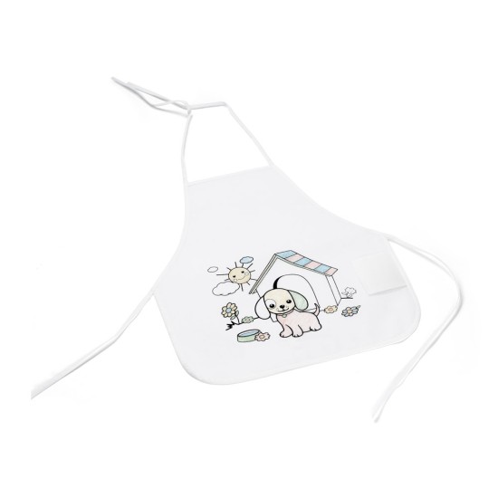 Avental de criança para colorir em non-woven (80 g/m²) Personalizado