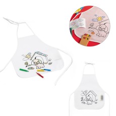 Avental de criança para colorir em non-woven (80 g/m²) Personalizado