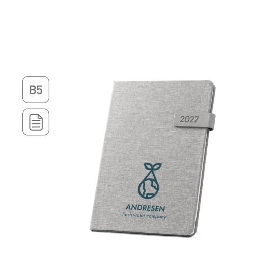 Agenda B5 em rPET 2024 Personalizada