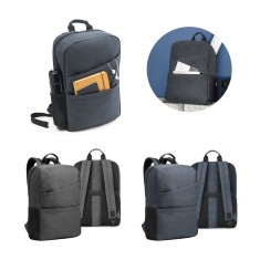 Mochila para notebook 15'6" em poliéster reciclado 600D de alta densidade Personalizada