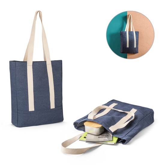 Sacola casual em denim reciclado (300 g/m²) Personalizada