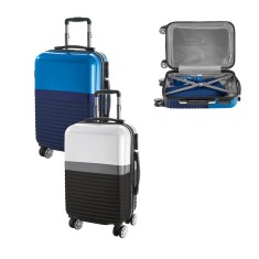 Mala de viagem executivo em ABS e PC com interior forrado 33L Personalizada