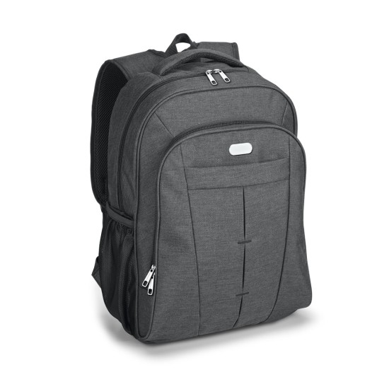 Mochila para notebook 17'' em 600D de alta densidade com compartimento forrado e placa para personalização 24 L Personalizada