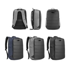 Mochila para notebook em 300D de alta densidade, com divisória para notebook 17" 21 L Personalizada