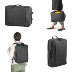 Mochila 2 em 1 para notebook 15'6" em 600D com 2 modos de transporte 14 L Personalizada