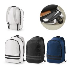 Mochila em poliéster reciclado 290T 3 sarja com compartimento para notebook 15" 18 L Personalizada