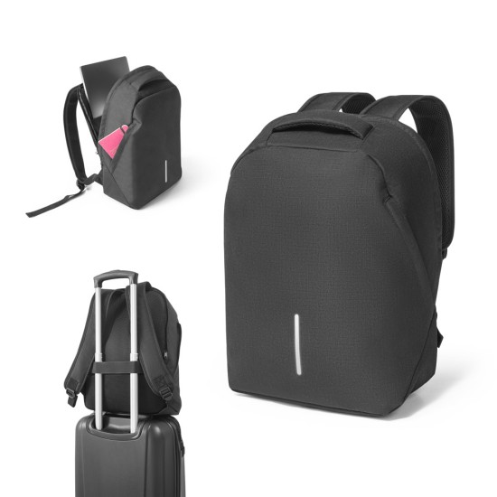 Mochila com sistema antiroubo para notebook 15'6" em 600D e ripstop 17 L Personalizada