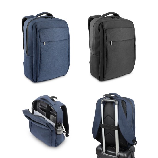 Mochila, totalmente almofadada, para notebook 15.6" em poliéster reciclado 300D de alta densidade 18 L Personalizado