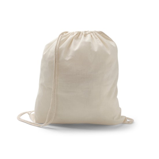 Sacola tipo mochila 100% algodão (100 g/m²) Personalizada