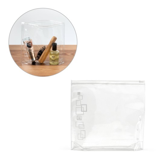 Bolsa de cosméticos hermética em PVC Personalizada