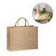 Sacola em juta (360 g/m²) com laminado no interior Personalizada