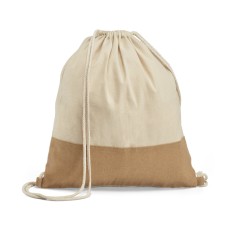 Sacola tipo mochila 100% algodão (160 g/m²) Personalizada