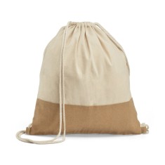Sacola tipo mochila 100% algodão (160 g/m²) Personalizada