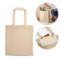 Sacola em juco (mistura de algodão e juta, 275 g/m²) Personalizada