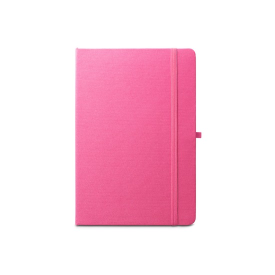Caderno A5 de capa dura em PET 100% reciclado com 160 páginas pautadas recicladas Personalizado