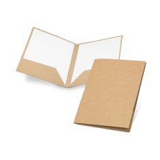 Pasta porta-documentos A4 em papel 100% reciclado (400 g/m²) Personalizada