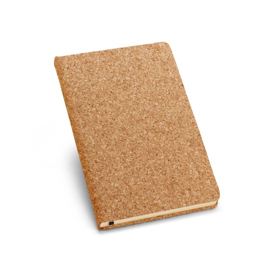Caderno A5 de capa dura em cortiça com 160 páginas lisas Personalizado