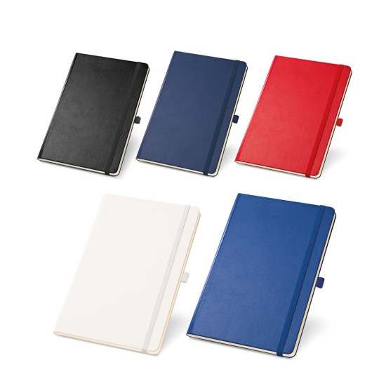 Caderno A5 de capa dura com 160 páginas lisas personalizado