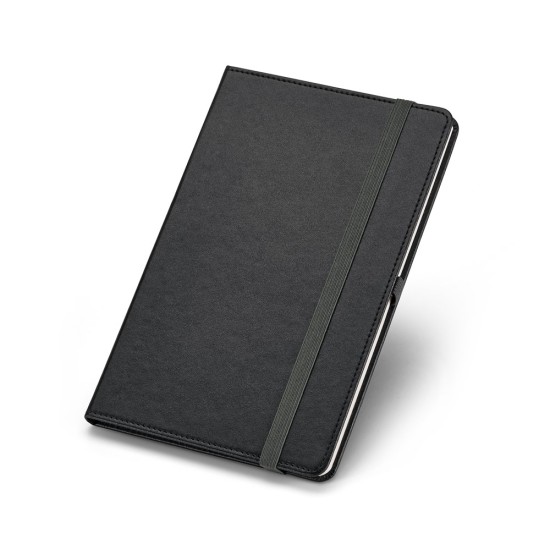 Caderno A5 de capa dura em c.sintético com 192 páginas lisas Personalizado