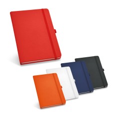 Caderno B6 de capa dura em c.sintético com 160 páginas lisas Personalizado