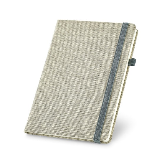 Caderno A5 em canvas (poliéster) com páginas lisas Personalizado
